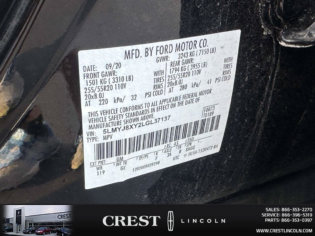 2020 Lincoln Aviator Grand Touring